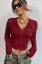 Maroon Hooded Crop Zipper Jacket