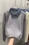 Grey Shirt Collar Button Down Cardigan