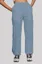 Blue Solid Mid Rise Trousers