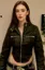 Black Fitted PU Jacket
