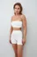 White Solid Tube Top