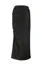 Black High Rise Draped Maxi Skirt