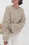 Beige Oversized Crew Neck Sweater