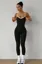 Black Fitted Backless Jumpsuit