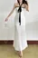 White Halter Neck Bodycon Maxi Dress