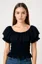 Black Off Shoulder Fitted Top