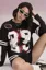 Black Graphic Crew Neck T-Shirt