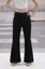 Black Mid Rise Bootcut Jeans