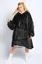 Black Oversized Hooded Lounge Dress