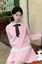 Light Pink Peter Pan Collar Co-Ord Set