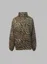 Black Leopard Print Oversized Jacket