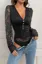 Black Lace V-Neck Bodysuit