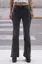 Grey Solid Mid Rise Bootcut Jeans