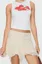 Cream Lace Skater Mini Skirt