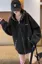 Black Pearl Hood Neck Sweatshirt