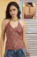 Red Ethnic Print Halter Tie-Up Top