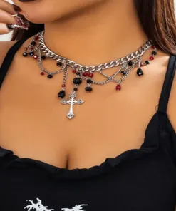 Imitation Silver Elegant Choker Necklace - NEWME