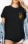 Black Graphic Crew Neck T-Shirt