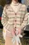 Light Pink Floral Buttoned Cardigan