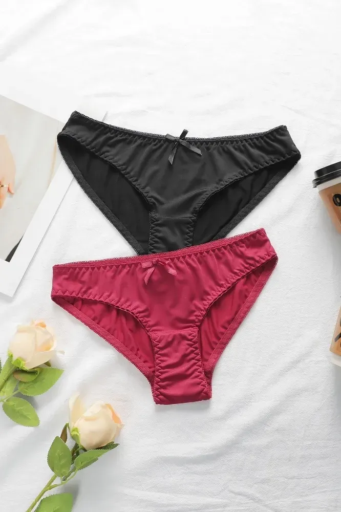 Multi Set Of 2 Mid Rise Briefs - Image 1