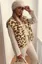 Brown Leopard Print Buttoned Vest