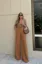 Brown High Rise Formal Pants