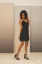 Black Polka Dot V-Neck Mini Dress