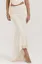 White Lace Mermaid Maxi Skirt