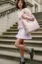 Light Pink Applique Crew Neck Sweater
