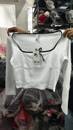 White Full Sleeves Top - Image 1