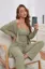 Light Green Co-Ord Set With Cardigan