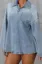 Light Blue Oversized Denim Mini Dress