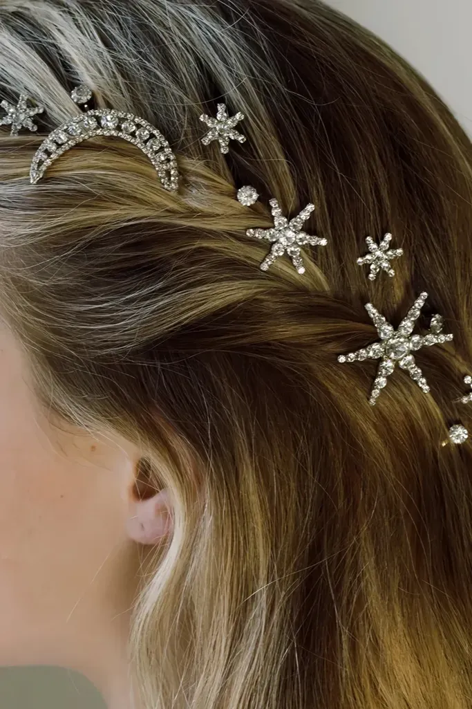Elegant Silver Hair Pins - Image 1