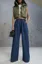 Dark Blue High Rise Wide Leg Jeans
