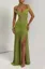 Green Off-Shoulder Bodycon Dress