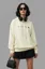 Cream Graphic Hood Neck Sweatshirt