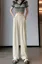 White High Rise Pleated Pants