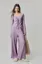 Lavender Ruched Tie-Up Co-Ord Set
