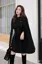Black High Neck Belted Mini Dress