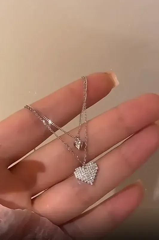 Silver Elegant Dainty Necklace - Image 1