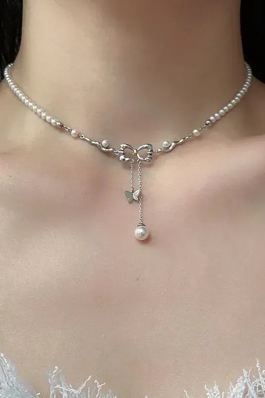 Silver Elegant Choker Necklace - Image 1