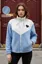 Light Blue Oversized Fleece Jacket