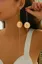 Golden Statement Dangle Earrings