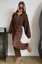 Brown Solid Zip Collar Jumpsuit