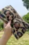 Brown Animal Printed Fur Hair Band
