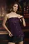 Purple Sequined Tube Top