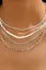 Silver Statement Layered Necklace