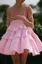 Light Pink Ruffle Tiered Mini Dress
