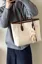 White Charm Pu Tote Bag