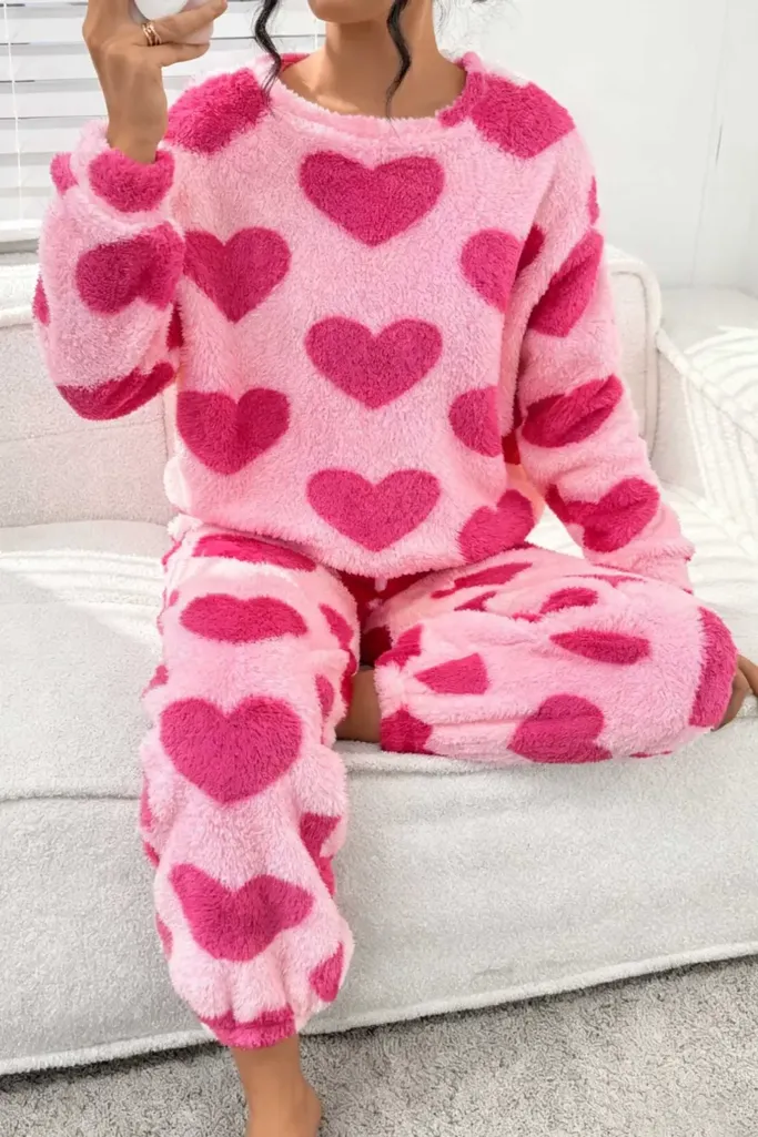 Light Pink Heart Lounge Set - Image 1